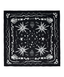 SSERPE（セルぺ）の「キャストドリーム ノーワリス スカーフ ブラック（バンダナ/スカーフ）」