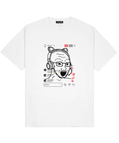 DIME(ダイム)の「Dime/ダイム 半袖Tシャツ Live T-Shirt(Tシャツ/カットソー・メンズ・クリーム/ホワイト・M/L)」の1枚目の写真
