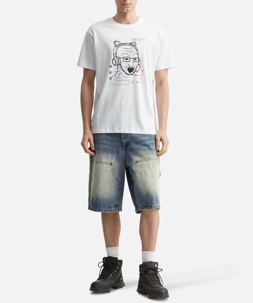 DIME(ダイム)の「Dime/ダイム 半袖Tシャツ Live T-Shirt(Tシャツ/カットソー・メンズ・クリーム/ホワイト・M/L)」の6枚目の写真