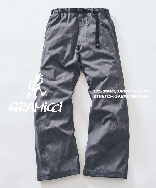 Gramicci(グラミチ)の「GRAMICCI グラミチ 417別注 ストレッチギャバジンパンツ(その他パンツ・メンズ・ネイビー/チャコールグレー/ブラック・X-LARGE/LARGE/MEDIUM)」の2枚目の写真