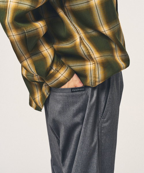 Gramicci(グラミチ)の「GRAMICCI グラミチ 417別注 ストレッチギャバジンパンツ(その他パンツ・メンズ・ネイビー/チャコールグレー/ブラック・X-LARGE/LARGE/MEDIUM)」の13枚目の写真