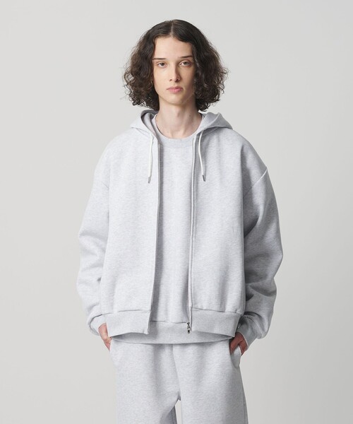 MONKEY TIME（モンキータイム）の「ボンディング フルジップ フーディー（パーカー・メンズ・ブラック/ライトグレー/ダークグレー・S/XL/L/M）」の4枚目の写真