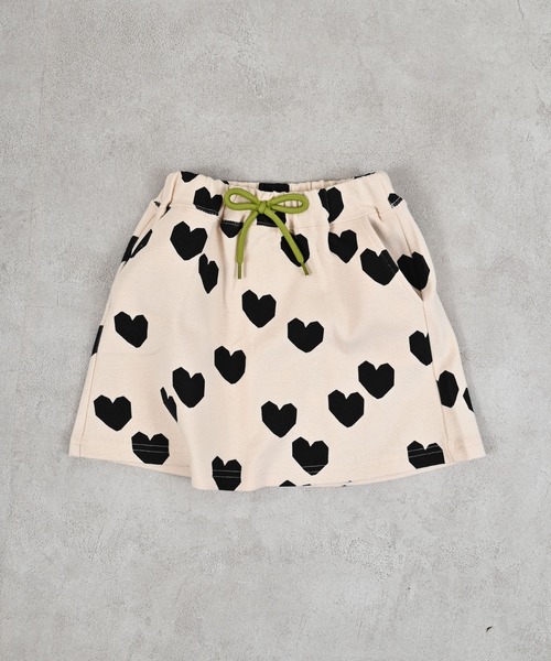 MARKEY'S（マーキーズ）の「ソウガラストレッチミニスカート（スカート・キッズ・ベージュ/オフホワイト/ピンク・XS/S/M/L）」の2枚目の写真