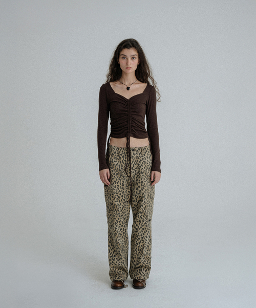 SUNDAY FRUIT MARKET(サンデーフルーツマーケット)の「SUNDAY STRING LS TEE BROWN(Tシャツ/カットソー・レディース・その他・S)」の7枚目の写真