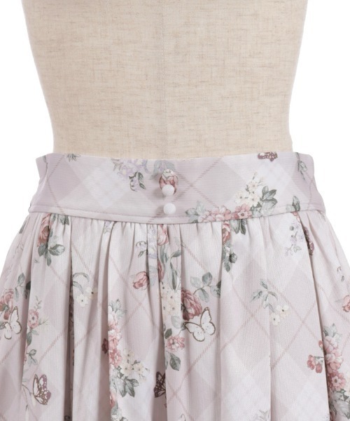 axes femme ピンク チェック スカート axes femme / チェック×チェックスカート M ピンク Y-24-10-31-169-AX