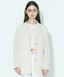 AGENT PEEK（エージェントピーク）の「AGP クラシックナイロンジャケット ベージュ（テーラードジャケット）」