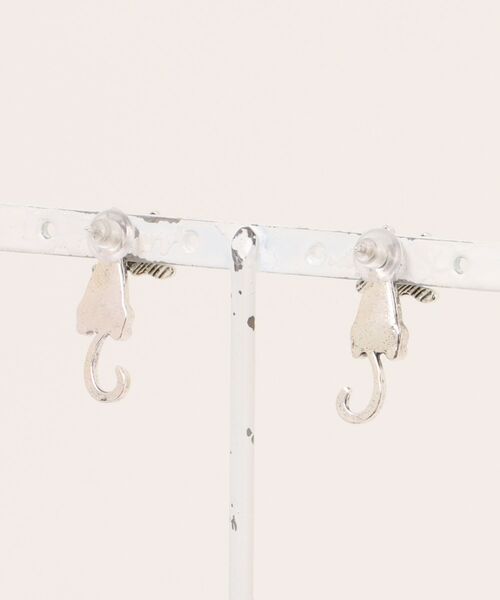 Burner(バーナー)の「【Sonu jewelry(ソヌジュエリー)】ゆらりキャット バック ピアス son-pierce-26-2【RBTS】(ピアス(両耳用)・レディース・シルバー・FREE)」の2枚目の写真
