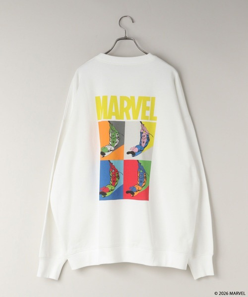 LOWRYS FARM（ローリーズファーム）の「【LFM(U)】MARVELスウェットプリントクルー　 640213（スウェット・メンズ・ブラック/グレー/ホワイト・LARGE/MEDIUM）」の14枚目の写真