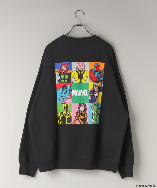 LOWRYS FARM（ローリーズファーム）の「【LFM(U)】MARVELスウェットプリントクルー　 640213（スウェット・メンズ・ブラック/グレー/ホワイト・LARGE/MEDIUM）」の10枚目の写真