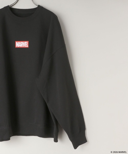 LOWRYS FARM（ローリーズファーム）の「【LFM(U)】MARVELスウェットプリントクルー　 640213（スウェット・メンズ・ブラック/グレー/ホワイト・LARGE/MEDIUM）」の5枚目の写真