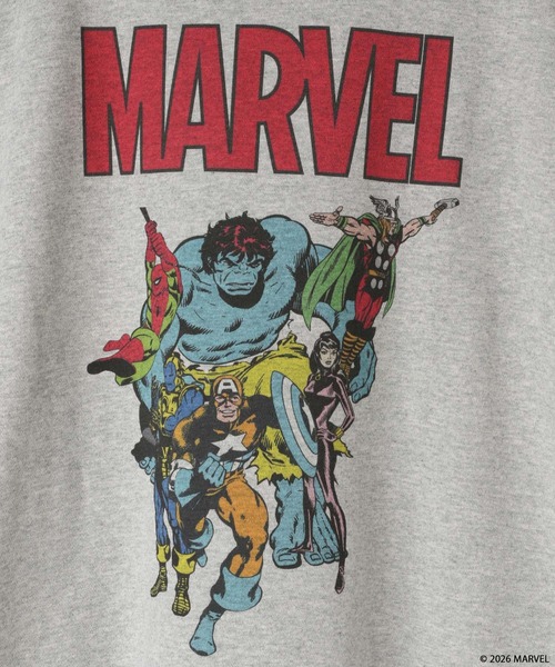 LOWRYS FARM（ローリーズファーム）の「【LFM(U)】MARVELスウェットプリントクルー　 640213（スウェット・メンズ・ブラック/グレー/ホワイト・LARGE/MEDIUM）」の19枚目の写真