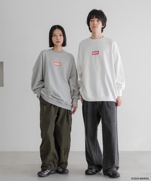 LOWRYS FARM（ローリーズファーム）の「【LFM(U)】MARVELスウェットプリントクルー　 640213（スウェット・メンズ・ブラック/グレー/ホワイト・LARGE/MEDIUM）」の21枚目の写真