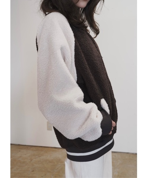 THE NORTH FACE（ザノースフェイス）の「国内未発売 THE NORTH FACE(ザ・ノースフェイス)/VIVO FLEECE JACKET（ノーカラージャケット・レディース・ブラウン系/ホワイト系/ネイビー・S/M）」の17枚目の写真