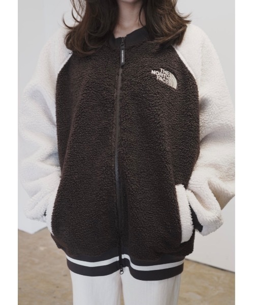 THE NORTH FACE（ザノースフェイス）の「国内未発売 THE NORTH FACE(ザ・ノースフェイス)/VIVO FLEECE JACKET（ノーカラージャケット・レディース・ブラウン系/ホワイト系/ネイビー・S/M）」の18枚目の写真