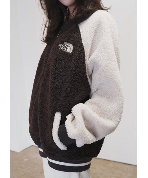 THE NORTH FACE（ザノースフェイス）の「国内未発売 THE NORTH FACE(ザ・ノースフェイス)/VIVO FLEECE JACKET（ノーカラージャケット・レディース・ブラウン系/ホワイト系/ネイビー・S/M）」の19枚目の写真
