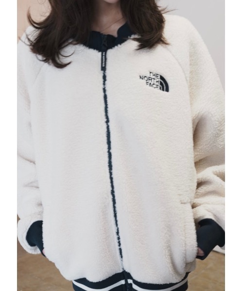 THE NORTH FACE（ザノースフェイス）の「国内未発売 THE NORTH FACE(ザ・ノースフェイス)/VIVO FLEECE JACKET（ノーカラージャケット・レディース・ブラウン系/ホワイト系/ネイビー・S/M）」の22枚目の写真