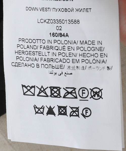 TATRAS（タトラス）の「《WEB・東武池袋店 限定展開》TATRAS/タトラス KAVALA(カブァラ)（ダウンベスト・レディース・ブラック・SMALL）」の12枚目の写真