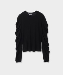 CINOH（チノ）の「SHEF enso SHEER LONG SLEEVE TOP（Tシャツ/カットソー）」