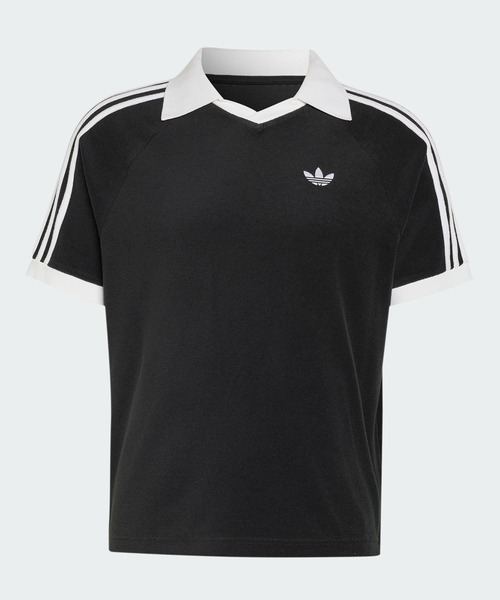 adidas Originals(アディダスオリジナルス)の「【adidas】TERRY POLO サッカー日本代表 応援 W杯 ワールドカップ(ポロシャツ・レディース・ホワイト/ネイビー/ブラック・M/S)」の18枚目の写真