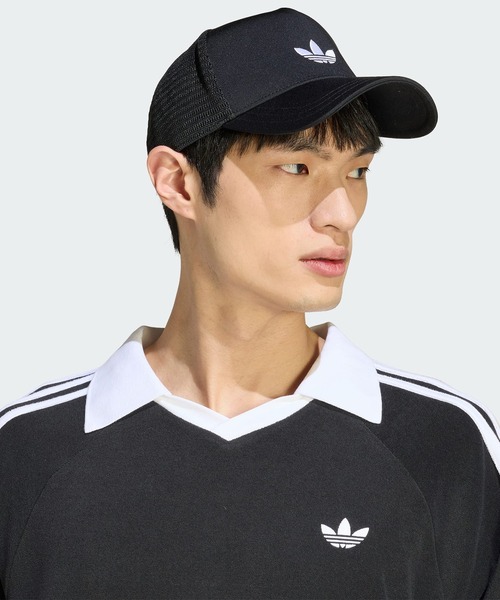 adidas Originals(アディダスオリジナルス)の「【adidas】TERRY POLO サッカー日本代表 応援 W杯 ワールドカップ(ポロシャツ・レディース・ホワイト/ネイビー/ブラック・M/S)」の21枚目の写真