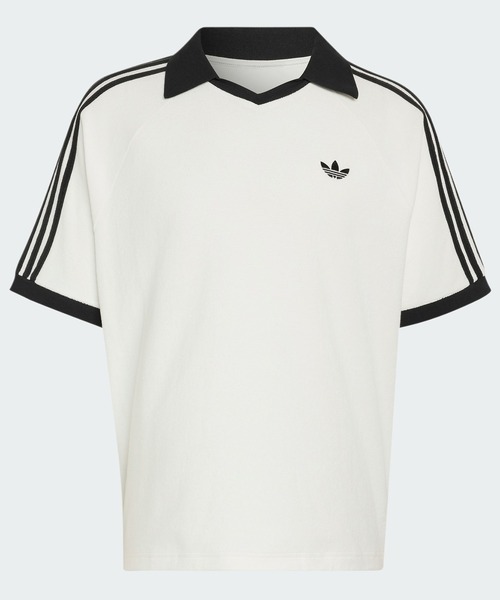 adidas Originals(アディダスオリジナルス)の「【adidas】TERRY POLO サッカー日本代表 応援 W杯 ワールドカップ(ポロシャツ・レディース・ホワイト/ネイビー/ブラック・M/S)」の11枚目の写真