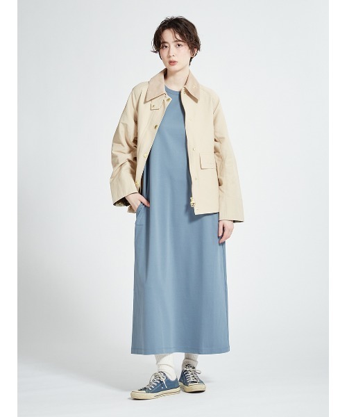 Barbour(バブアー)の「【COALVILLE / コールヴィル】ショート ジャケット Japan Exclusive(レディース)(その他アウター・レディース・ベージュ/ライトベージュ/チャコールグレー・MEDIUM/SMALL)」の4枚目の写真