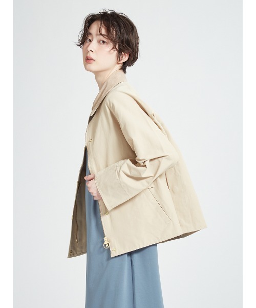 Barbour(バブアー)の「【COALVILLE / コールヴィル】ショート ジャケット Japan Exclusive(レディース)(その他アウター・レディース・ベージュ/ライトベージュ/チャコールグレー・MEDIUM/SMALL)」の8枚目の写真