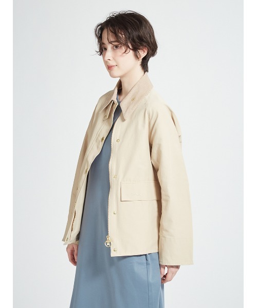 Barbour(バブアー)の「【COALVILLE / コールヴィル】ショート ジャケット Japan Exclusive(レディース)(その他アウター・レディース・ベージュ/ライトベージュ/チャコールグレー・MEDIUM/SMALL)」の9枚目の写真