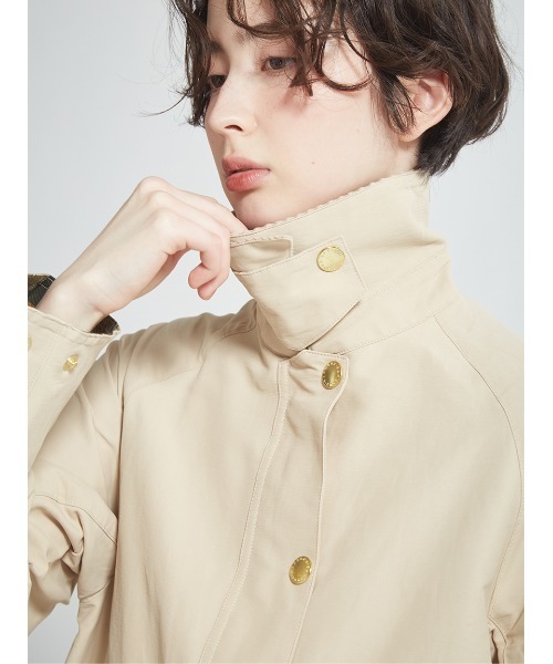 Barbour(バブアー)の「【COALVILLE / コールヴィル】ショート ジャケット Japan Exclusive(レディース)(その他アウター・レディース・ベージュ/ライトベージュ/チャコールグレー・MEDIUM/SMALL)」の11枚目の写真
