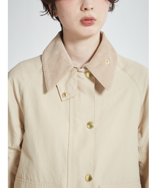 Barbour(バブアー)の「【COALVILLE / コールヴィル】ショート ジャケット Japan Exclusive(レディース)(その他アウター・レディース・ベージュ/ライトベージュ/チャコールグレー・MEDIUM/SMALL)」の12枚目の写真
