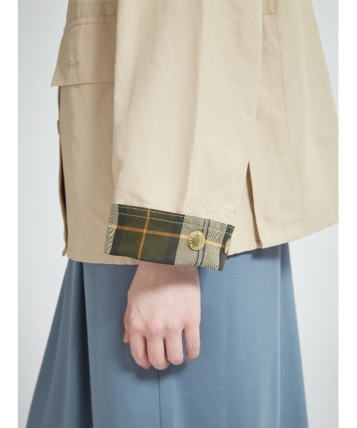 Barbour(バブアー)の「【COALVILLE / コールヴィル】ショート ジャケット Japan Exclusive(レディース)(その他アウター・レディース・ベージュ/ライトベージュ/チャコールグレー・MEDIUM/SMALL)」の18枚目の写真