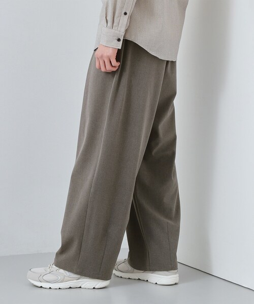 THE SHOP TK (ザ ショップ ティーケー )の「【半歩先のオシャレ】バレルレッグ パンツ 洗濯機OK(その他パンツ・メンズ・ダークグレー/ブラック・04/03/02)」の3枚目の写真