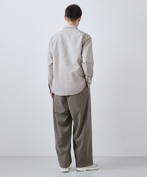 THE SHOP TK (ザ ショップ ティーケー )の「【半歩先のオシャレ】バレルレッグ パンツ 洗濯機OK(その他パンツ・メンズ・ダークグレー/ブラック・04/03/02)」の5枚目の写真