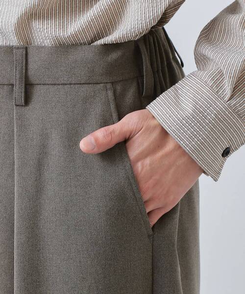 THE SHOP TK (ザ ショップ ティーケー )の「【半歩先のオシャレ】バレルレッグ パンツ 洗濯機OK(その他パンツ・メンズ・ダークグレー/ブラック・04/03/02)」の15枚目の写真