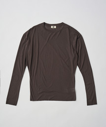 And A（アンドエー）の「UNFIL アンフィル / twisted cotton sheer jersey long sleeve Tee ツイストコットンシアージャージーロングスリーブTシャツ / WXSP-UW121（Tシャツ/カットソー）」
