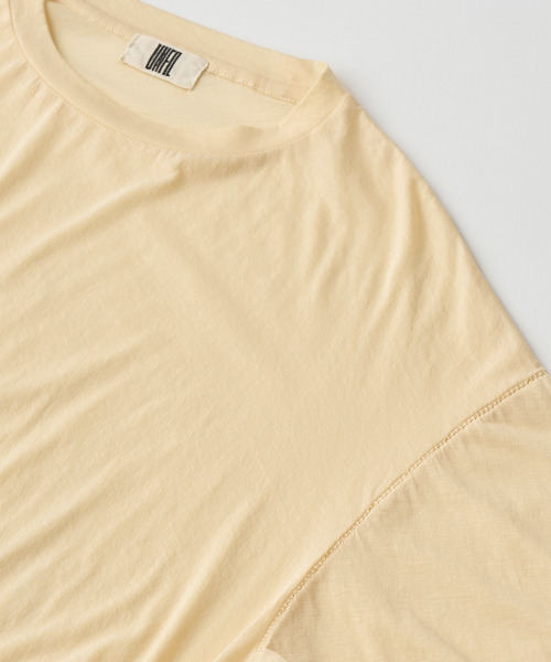 UNFIL（アンフィル）の「UNFIL アンフィル / twisted cotton sheer jersey long sleeve Tee ツイストコットンシアージャージーロングスリーブTシャツ / WXSP-UW121（Tシャツ/カットソー・レディース・アッシュグレー/ダークブラウン/ベージュ系その他・1）」の11枚目の写真