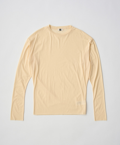 UNFIL（アンフィル）の「UNFIL アンフィル / twisted cotton sheer jersey long sleeve Tee ツイストコットンシアージャージーロングスリーブTシャツ / WXSP-UW121（Tシャツ/カットソー・レディース・アッシュグレー/ダークブラウン/ベージュ系その他・1）」の8枚目の写真
