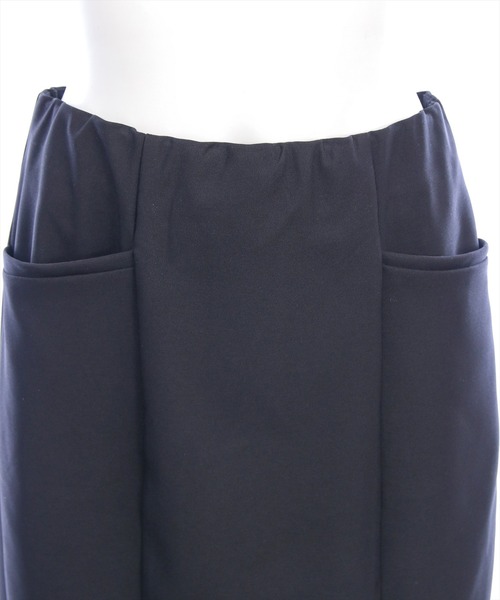 CLEAR BASIC（クリアベーシック）の「スリットジップIラインスカート［大人 カジュアル 着回し力抜群］≪新作≫（スカート・レディース・ブラック/アイボリー・PS/S/M）」の14枚目の写真