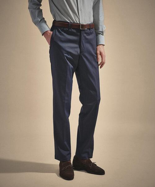 TAKEO KIKUCHI（タケオキクチ）の「【360°ストレッチ/軽量】None Of Stress ライト パンツ（セットアップ対応）（スラックス・メンズ・ネイビー/サンドベージュ/ブルー系その他/ブラック・03/04/01/02）」の4枚目の写真