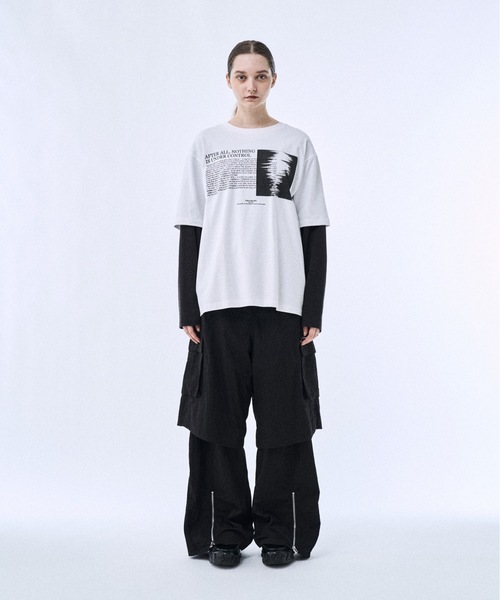 PHILTHEORY(フィルセオリー)の「Layered nylon pants / レイヤードナイロンパンツ(その他パンツ・メンズ・グレー/ブラック・2/1/3)」の3枚目の写真