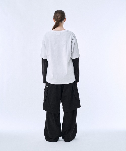 PHILTHEORY(フィルセオリー)の「Layered nylon pants / レイヤードナイロンパンツ(その他パンツ・メンズ・グレー/ブラック・2/1/3)」の5枚目の写真