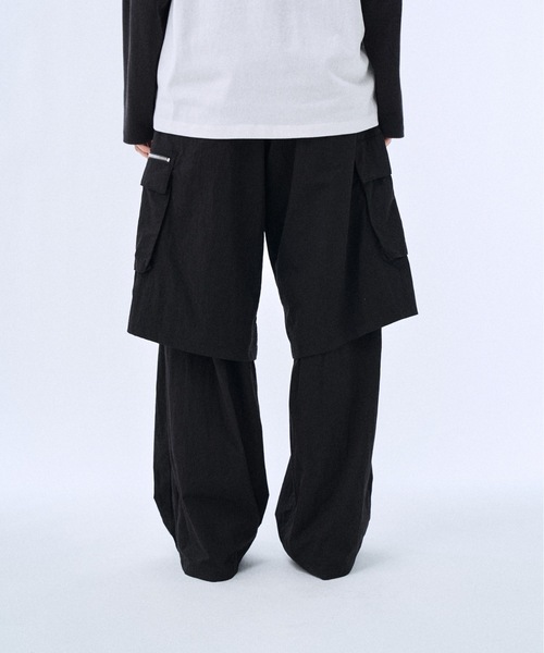 PHILTHEORY(フィルセオリー)の「Layered nylon pants / レイヤードナイロンパンツ(その他パンツ・メンズ・グレー/ブラック・2/1/3)」の10枚目の写真