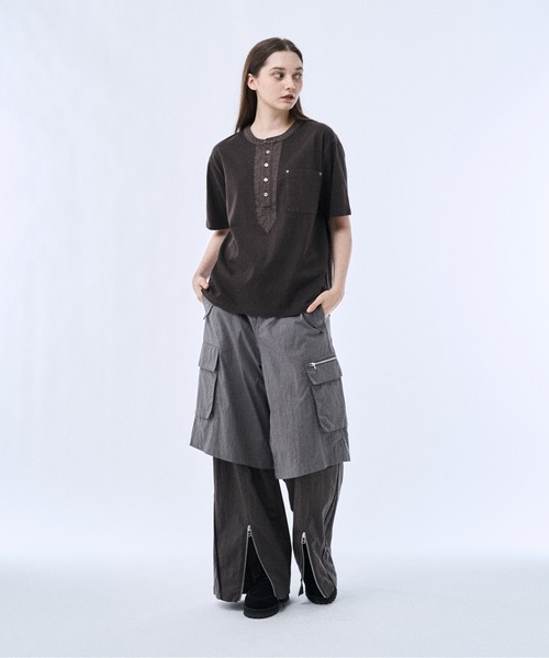 PHILTHEORY(フィルセオリー)の「Layered nylon pants / レイヤードナイロンパンツ(その他パンツ・メンズ・グレー/ブラック・2/1/3)」の14枚目の写真