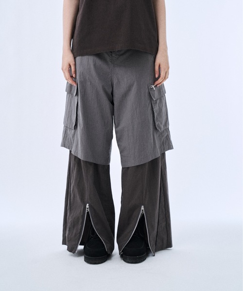 PHILTHEORY(フィルセオリー)の「Layered nylon pants / レイヤードナイロンパンツ(その他パンツ・メンズ・グレー/ブラック・2/1/3)」の15枚目の写真