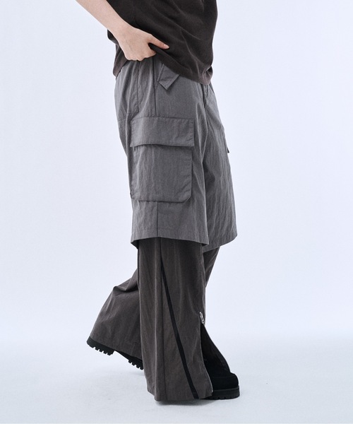 PHILTHEORY(フィルセオリー)の「Layered nylon pants / レイヤードナイロンパンツ(その他パンツ・メンズ・グレー/ブラック・2/1/3)」の16枚目の写真