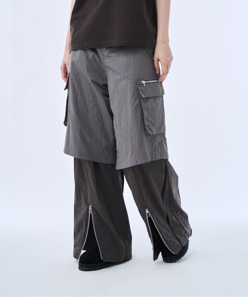PHILTHEORY(フィルセオリー)の「Layered nylon pants / レイヤードナイロンパンツ(その他パンツ・メンズ・グレー/ブラック・2/1/3)」の17枚目の写真