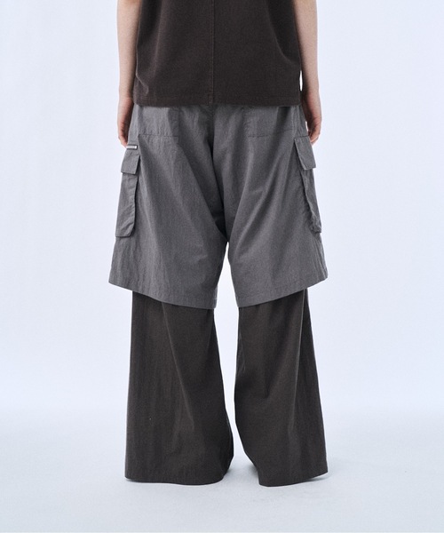 PHILTHEORY(フィルセオリー)の「Layered nylon pants / レイヤードナイロンパンツ(その他パンツ・メンズ・グレー/ブラック・2/1/3)」の18枚目の写真