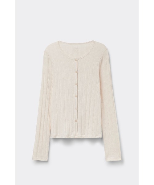 Intimissimi(インティミッシミ)の「Sweet Pointelle カーディガン(カーディガン/ボレロ・レディース・オフホワイト・S/M/L)」の5枚目の写真