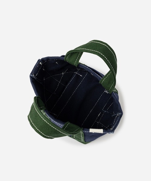 Saturdays NYC（サタデーズ ニューヨークシティ ）の「Mini Boat Tote Bag（トートバッグ・メンズ・キナリ/ブラック/ブルー・FREE）」の12枚目の写真