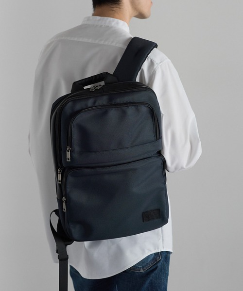 GUSCIO UOMO(グッシオ ウォーモ)の「【グッシオ ウォーモ】ビジネスリュック 拡張 通勤通学(ビジネスバッグ・メンズ・ダークグレー/ブラック/ネイビー・FREE)」の4枚目の写真